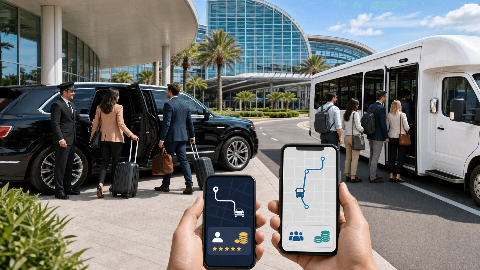 Private Chauffeur vs. Shuttle for Orlando Conventions: Cost and Time Breakdown